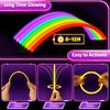 326Pcs Glow Sticks Bulk Party Supplies, 150 Glowsticks for Kids/Adults Festival with 176 Connectors, Glow In Dark Party Supplies for Earring Glasses Bracelet Necklace, 12 Hours Non Stop Glow All Night