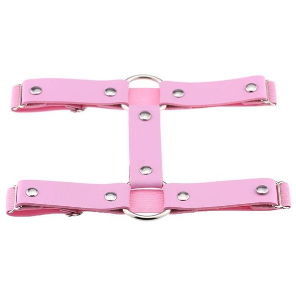 Jixin4you Women's Leg Garter, Leg Ring, Garter Belt, Decorative, Adjustable, Single Piece, Pink