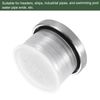 YOKIVE M33 x 2 Stainless Steel Pipe Plug, Internal Hex Head Socket Pipe Fitting | Pipe Accessories, Great for Terminate Pipe Ends (Silver)