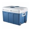 Lifestyle 48 Quart Electric Cooler Warmer with Dual AC and DC Power Cords Blue