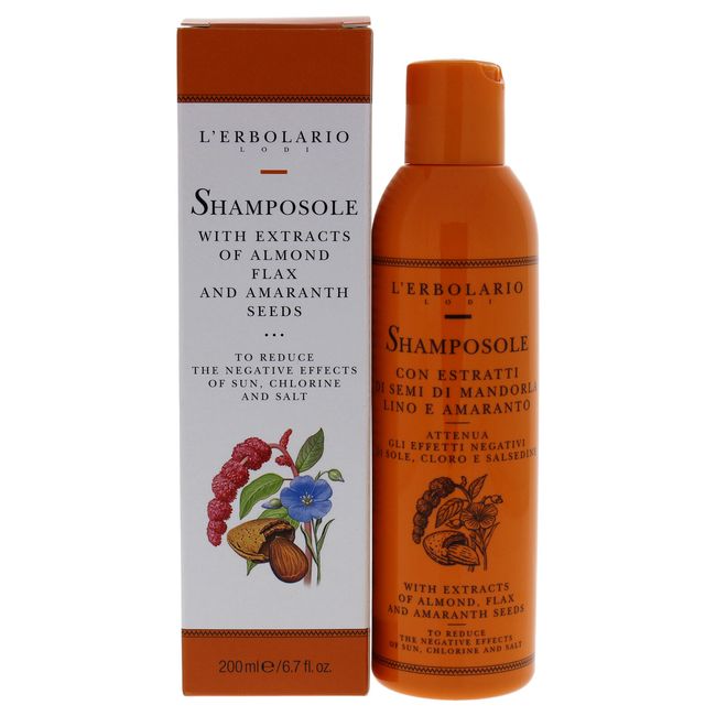 Shamposole by LErbolario for Unisex - 6.7 oz Shampoo