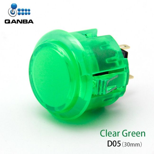 QANBA GRAVITY KS SERIES CLEAR 30mm Snap-In Mechanical Pushbutton