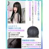 Long Straight Wig, Black Hair, Crossdressing, Full Wig, Lolita Cosplay Wig, Small Face, Natural, Heat Resistant, With Net (Black Brown)