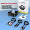 Bluetooth 5.0 Receiver Adapter Stereo Wireless 3.5mm AUX To RCA 3D Audio Button