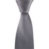 David Van Hagen Mens Houndstooth Tie - Grey/White