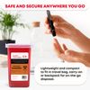 Ever Ready First Aid Sharps Container with Split Lid Design and Locking Mechanism for Sharp Waste Disposal, 1 Quart - 3 Count