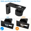 Adjustable Floor Guide Wall/Door Bottom Guide Sliding Barn Door Hardware Black