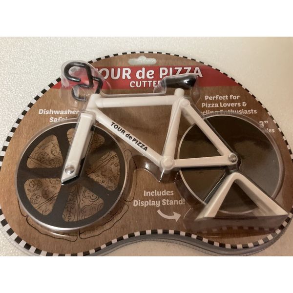 Soho Kitchen Tour de Pizza Stainless Steel Bicycle Pizza Cutter