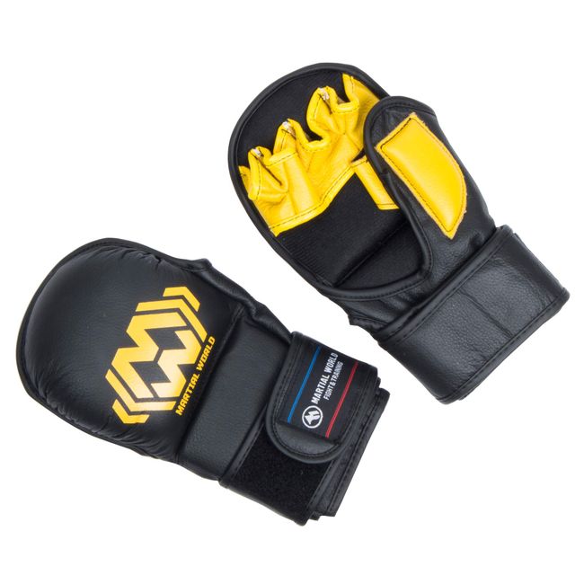 MARTIAL WORLD Shooting Gloves Open Finger PG-SHT-L-BK L