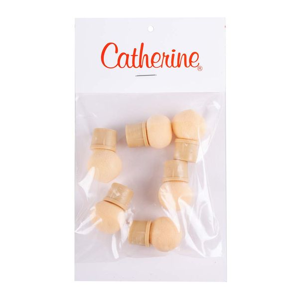 Catherine Sponge Applicators, Ersatz-Applikatoren für Nail Art Sponge Crystal, 6 Stk.