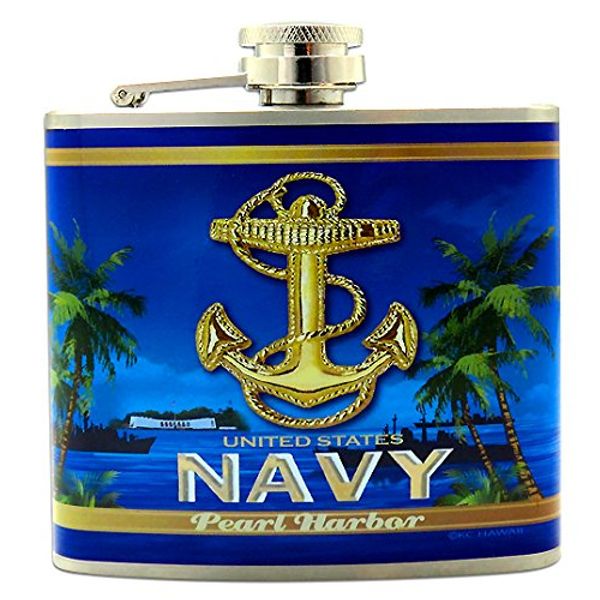 Navy Flask 5 Fl. Oz.