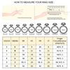 925 Sterling Silver CZ Stackable Statement Ring Eternity Bands for Women
