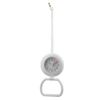 Jadeshay Bathroom Clock - Shower Timer Alarm Digital Clocks Hanging Table Clock for Bathroom Kitchen (white)