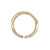 Elli Ring Damen Band Breit Offen Organic Goldfarben