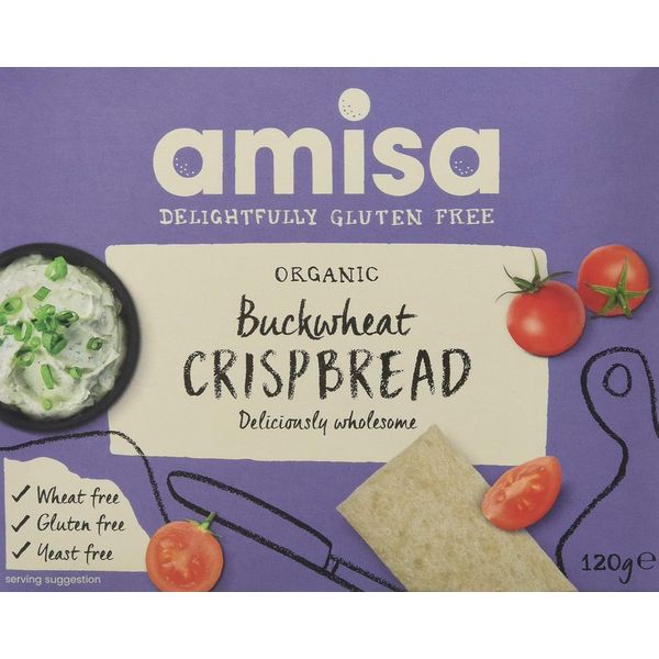 Amisa Organic Buckwheat Crispbread 150g (PACK OF 2)