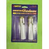 Satco S70-372  2 pack 4" High Gold Drip Candle Covers White Socket Cover