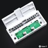 GEARit Flat Speaker Wire Terminal Block Connector (2 Pack) for Hidden Invisible, Paintable, Low Voltage, White, 2 Pack