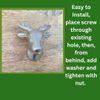 Silver Animal Metal Drawer Pulls Knobs Cupboard Bedroom Kitchen Upcycle (6. Stag)