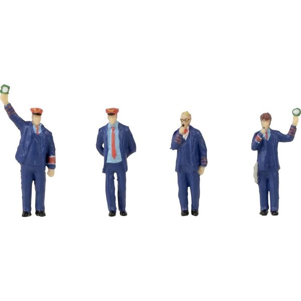 Faller FA180237 Figure Set with Sound Effect, Train Personnel & Shepherd's Whistle, Multiple