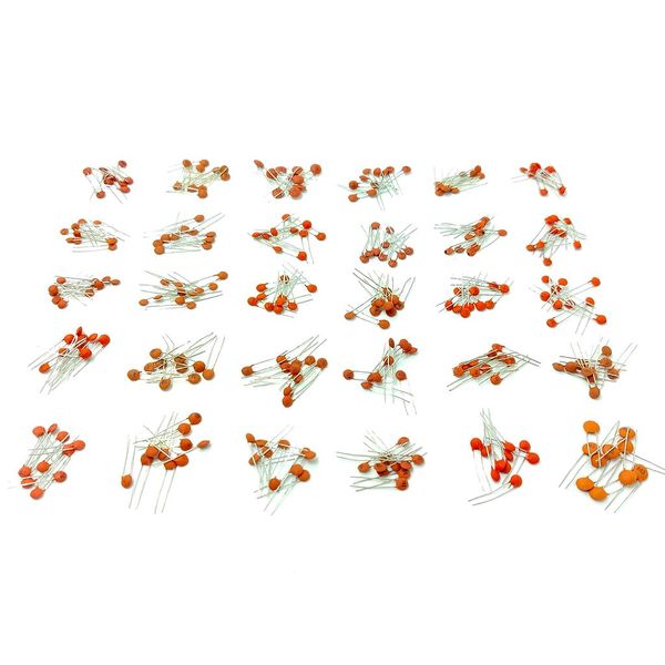 Hobby Components 300 PIECE CERAMIC CAPACITOR BUNDLE 2PF - 0.1UF