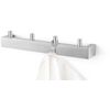 ZACK 40389 26.5 x 5 cm Linea Wall Mounted Towel Hook Rail
