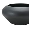 Creative Co-Op Minimalist Round Mango Wood Bowl, Black