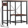 Heavy-Duty 400LBS Aquarium Stand with 2 Adjustable Storage Shelves