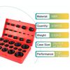 419pc Rubber O Ring Oring Seal Plumbing Garage Set Kit Assorted 32 Sizes Box