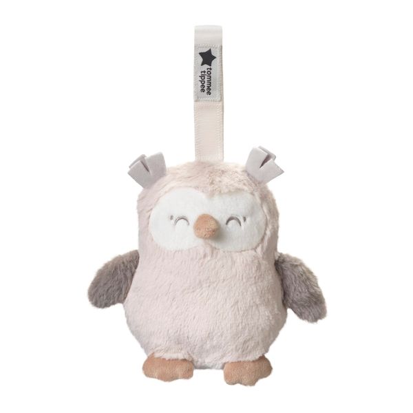 Tommee Tippee Mini Travel Sleep Aid with White Noise, CrySensor, USB-Rechargeable and Machine Washable, Ollie the Owl