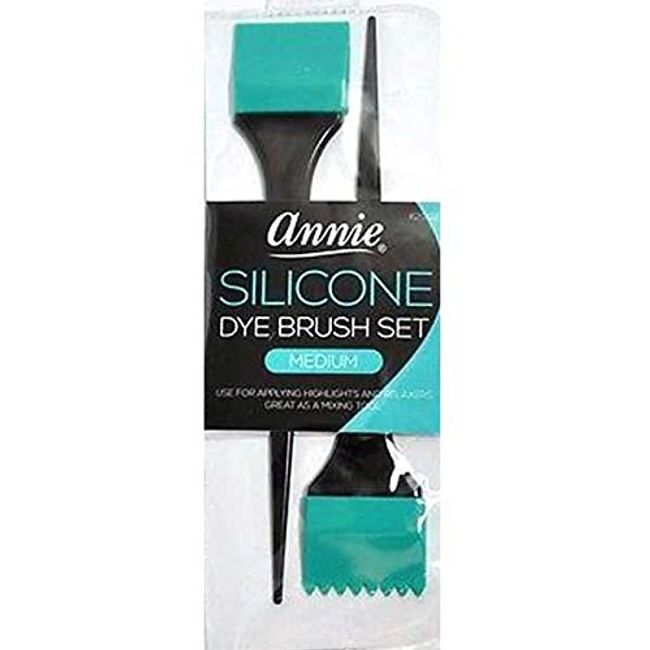 Annie Silicone Dye Brush Teal Medium Hair Colors Relaxers and Highlights