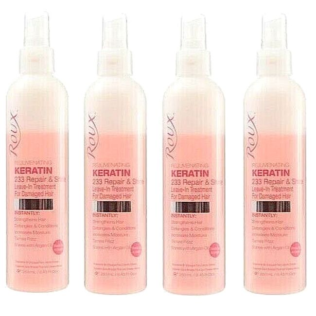 Roux Rejuvenating Keratin 233 Repair and Shine 8.45 oz.(4 Pack)