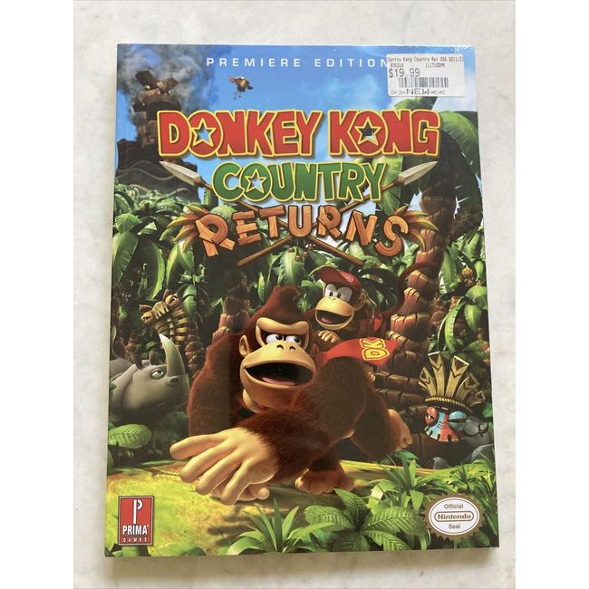 NEW Donkey Kong Country Returns : Prima Official Game Guide by Michael Knight