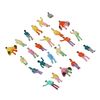 BQLZR 100 PCS 1:200 Scale Hand Painted Layout Model Train People Figure