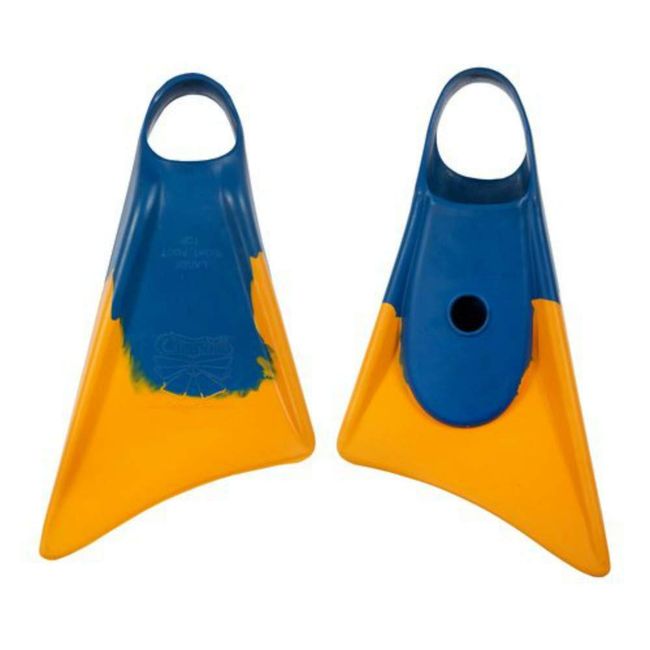Churchill Makapuu Floating Fins | Comfortable Fit Fin Flippers | Patented Dolphin Tail Swimfins for Thrust and Performance | Made of 100% Natural Gum Rubber | Swimming, Diving, Surfing, Bodyboarding