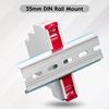 Multifunctional Delay Time Relay, GRT8-M1 Time Relay Delay with 10 Functions DIN Rail Mount AC/DC 12V~240V