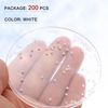 sourcing map 200pcs PP Plastic Bearing Balls 2mm Solid Plastic Balls, Precision Bearing Ball, White