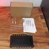 1aTTack.de 367459 Patch panel CAT6a 8 port black distribution panel LSA+ connection technology network distribution - RJ45 - TIA 568 A/B - black