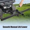 50" Manual Implement 1-Point Lift System For ATV/UTV Lawn Tractor w/2" Receiver