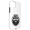 Say When Beard Funny Bold Mustache and Beard Graphic Hülle für iPhone 15 Plus