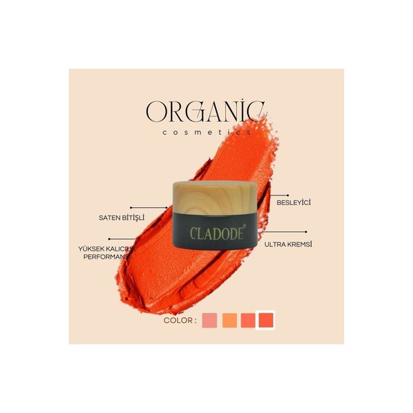 Camellia - Organik Nourishing Cream Blush-lip&cheek&eyeshadow/besleyici Krem Allık-ruj&allık&far