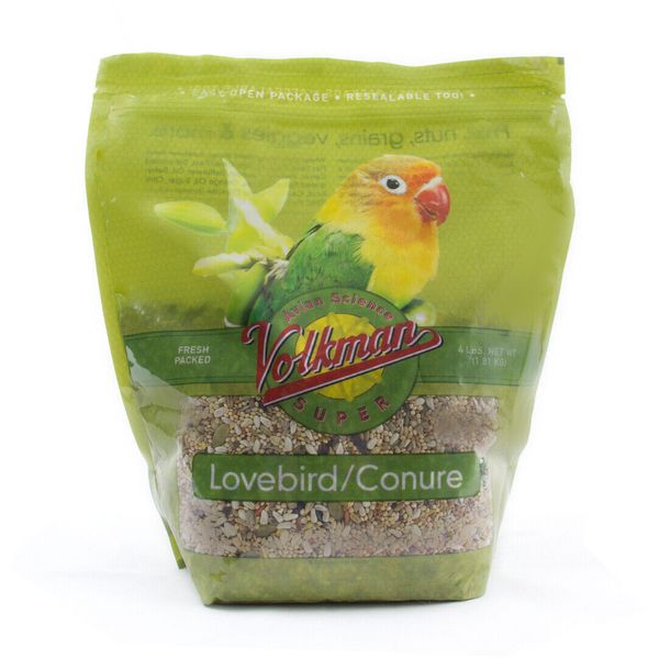 Volkman Avian Science Super Lovebird Conure 4lbs Pet Bird Seeds