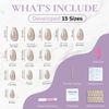 Press On Nails Easter  Square Shape Soft Gel and Super Hold Glue