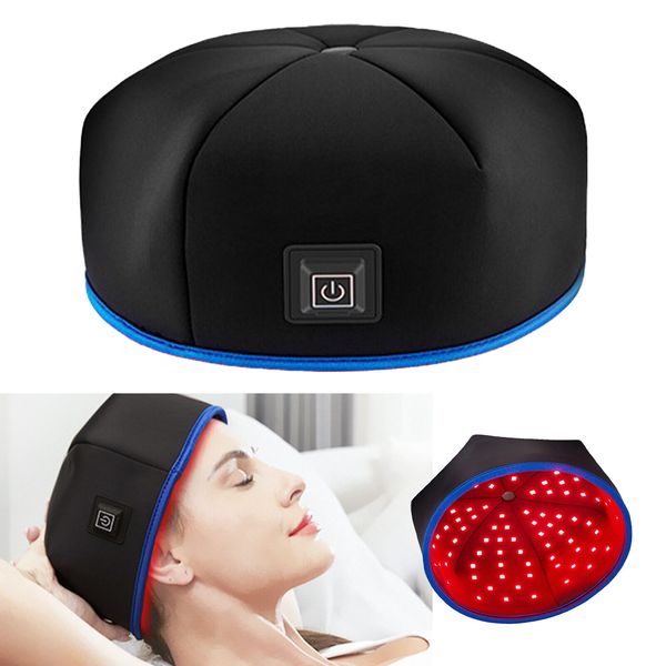 Red Infrared Light Therapy Helmet Hat Hair Regrowth Treatment Anti Hair Loss Cap