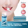 PdooClub - Whitening Strips for Teeth Sensitive, Professional Teeth Whitening Strips, Fast Remove Smoking, Blue 28 Strips