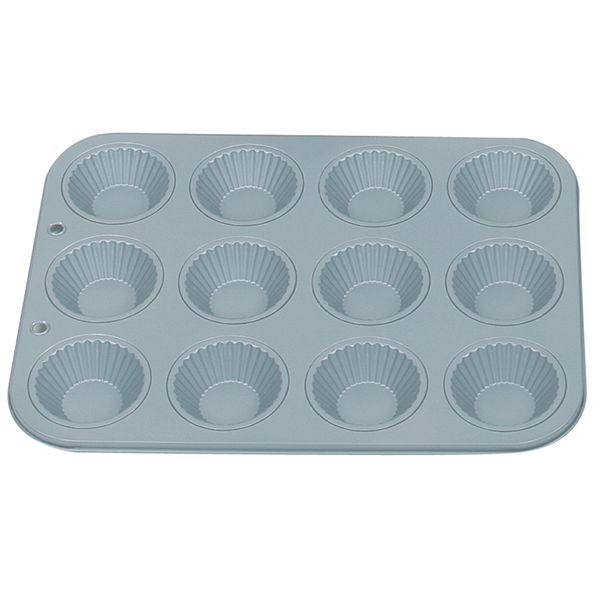 Fox Run Ribbed Tart Pan, 12-Cup, Preferred Non-Stick