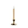 IMC Cape Cod B/O LED Window Candle w/ On/Off Sensor & Wax Drips- Brass Base