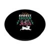 Silly Rabbit Easter Is For Jesus Holiday Cute Bunny Decor PopSockets Swappable PopGrip