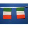 Italy Bunting 9metres/30ft Long with 30 Flags (Cloth)