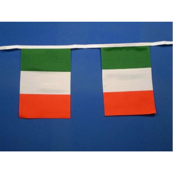Italy Bunting 9metres/30ft Long with 30 Flags (Cloth)