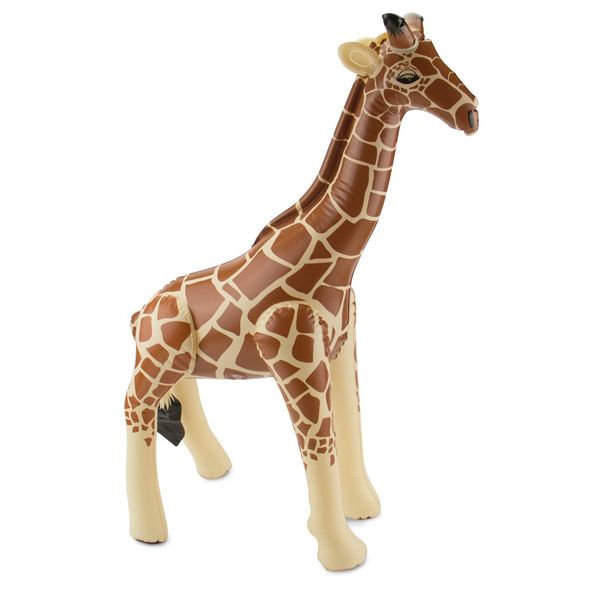Folat 20272 Giraffe Inflatable Yellow, Single, Standard Size